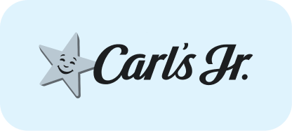 Carls Jr - black and white logo - BE solutions