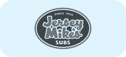 Jersey Mikes Subs - black and white logo - BE solutions